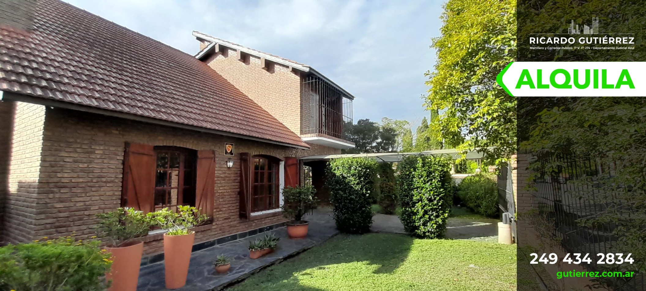 Hermoso Chalet en B° El Cerrito, doble frente